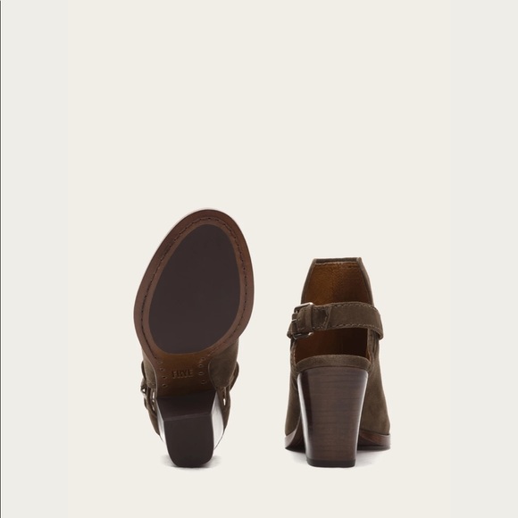 NIB Frye Dani Shield Sling in Dark Taupe - Picture 8 of 8
